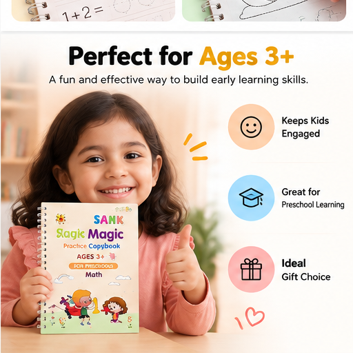 Magic Practice Copybook (4 Book + 10 Refill) (A-127)